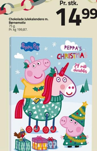 Fleggaard Chokolade Julekalendere m. Børnemotiv tilbud