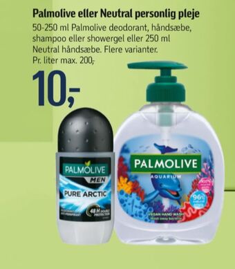 Føtex Palmolive men deo roll-on tilbud