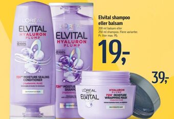 Føtex Elvital shampoo tilbud