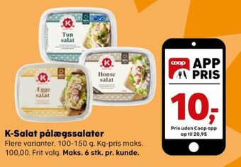 Kvickly K-salat hønsesalat tilbud