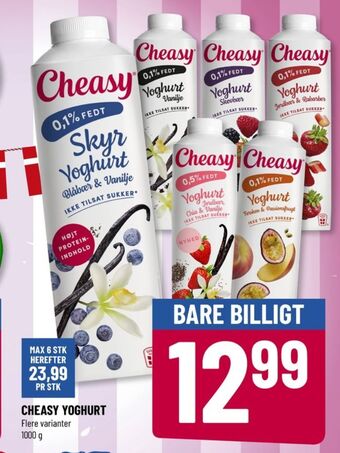 Løvbjerg Cheasy yoghurt blåbær, granatæble & acai tilbud