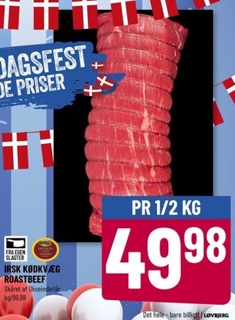 Løvbjerg Drumlin gold roastbeef tilbud