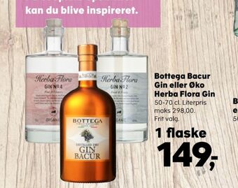 Kvickly Bottega gin tilbud