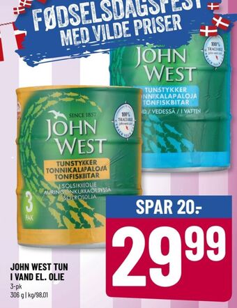 Løvbjerg John west tun tilbud