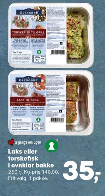 Kvickly Glyngøre torskefilet tilbud