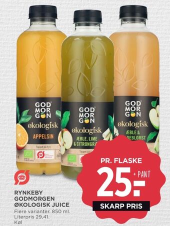 MENY Godmorgen appelsinjuice tilbud