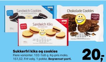 Kvickly Easis cookies tilbud