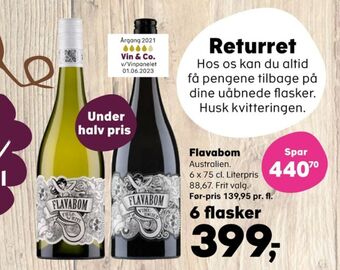 Kvickly Ukendt australsk hvidvin tilbud