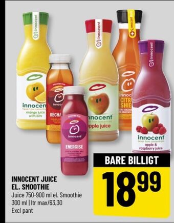 Løvbjerg Innocent appelsinjuice med frugtkød tilbud