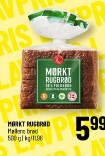 Møllens brød mørkt rugbrød