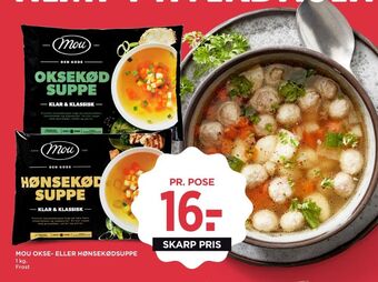 Klar & klassisk hønsekødssuppe