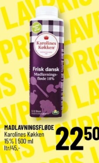 Karolines madlavningsfløde 18%