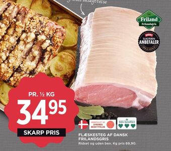 MENY Friland økologi flæskesteg tilbud