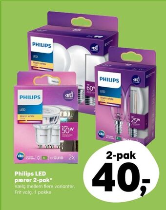 SuperBrugsen Philips led pære tilbud