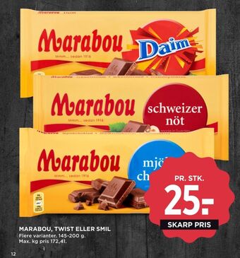 Marabou chokoladeplade mjölk choklad