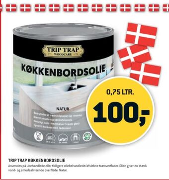XL-BYG Trip trap træolie tilbud