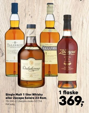 SuperBrugsen Single malt 10 years whisky tilbud