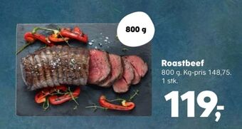 SuperBrugsen Ukendt roastbeef tilbud