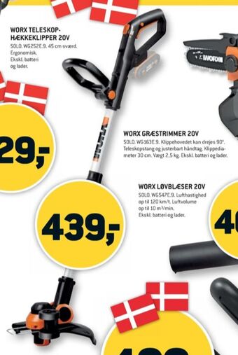 XL-BYG Worx professional græstrimmer tilbud