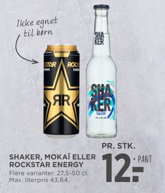 MENY Rockstar energidrik tilbud