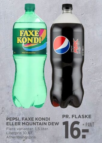 MENY Pepsi max cola tilbud