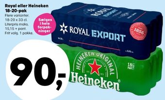 SuperBrugsen Export øl tilbud