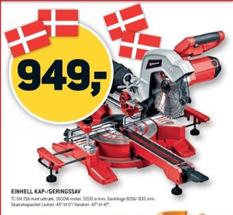 Einhell kap- og geringssav