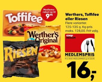 SuperBrugsen Riesen karameller tilbud