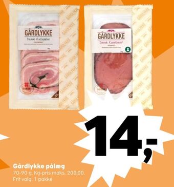 SuperBrugsen Gårdlykke rullepølse tilbud