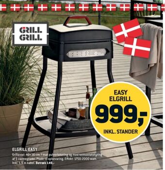 XL-BYG Grillgrill elgrill tilbud