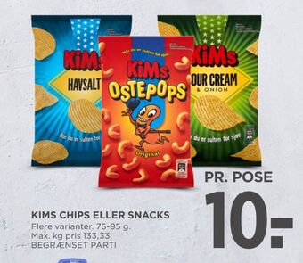 MENY Kims chips tilbud