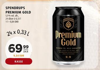 Scandinavian Park Spendrups premium gold tilbud