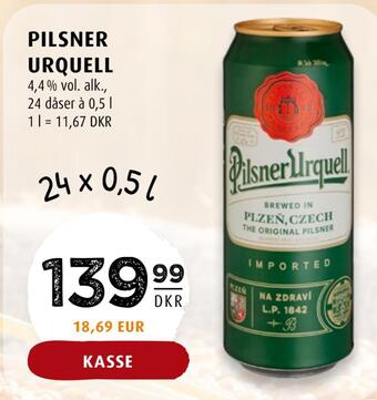 Scandinavian Park Pilsner urquell tilbud