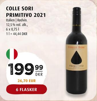 Scandinavian Park Colle sori primitivo 2021 tilbud