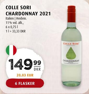 Scandinavian Park Colle sori chardonnay 2021 tilbud