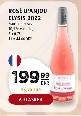 Scandinavian Park Rosé d'anjou elysis 2022 tilbud