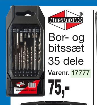 Harald Nyborg Bor og bitssæt 35 dele tilbud
