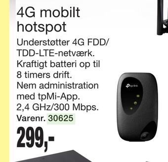 Harald Nyborg 4g mobilt hotspot tilbud