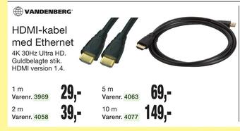 Harald Nyborg Hdmi-kabel med ethernet tilbud