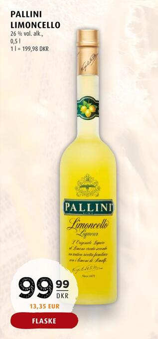 Scandinavian Park Pallini limoncello tilbud