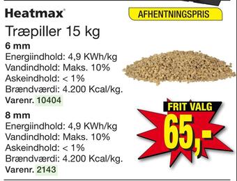 Træpiller 15 kg