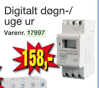 Harald Nyborg Digitalt døgn-/ uge ur tilbud