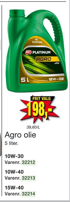 Harald Nyborg Agro olie tilbud