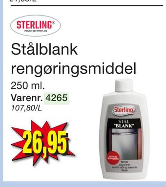 Harald Nyborg Stålblank rengøringsmiddel tilbud