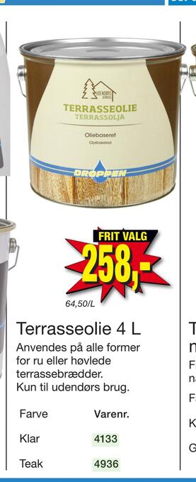 Harald Nyborg Terrasseolie 4 l tilbud