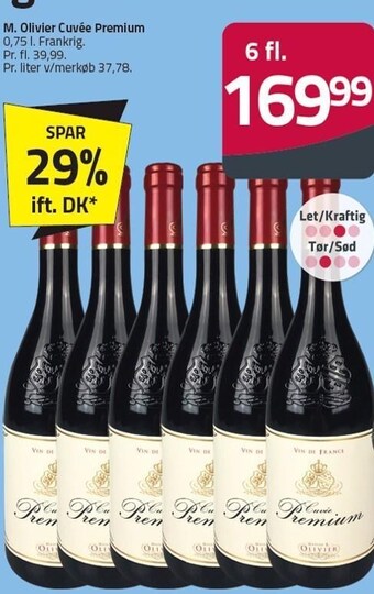 Fleggaard M. olivier cuvée premium 6 fl tilbud
