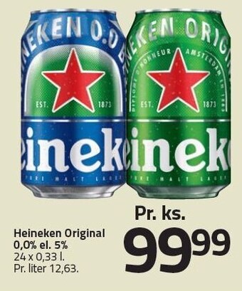 Fleggaard Heineken original tilbud