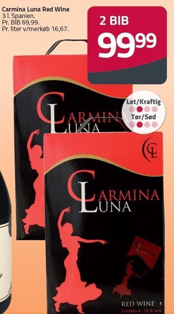 Fleggaard Carmina lund red wine tilbud