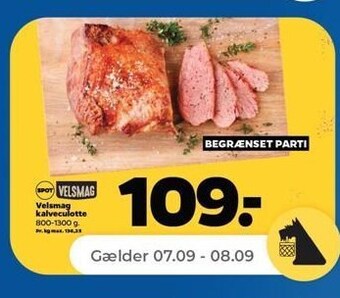Netto Kalveculotte 800-1300 g tilbud