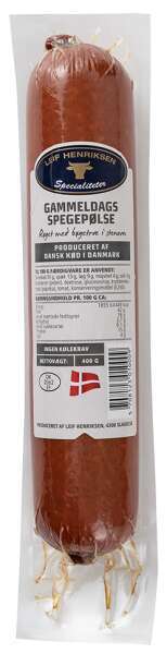 Gl. dags spegepølse, 400 g